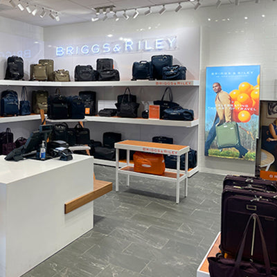 Tienda Briggs & Riley en Santa Mónica – Equipaje de lujo y accesorios de viaje