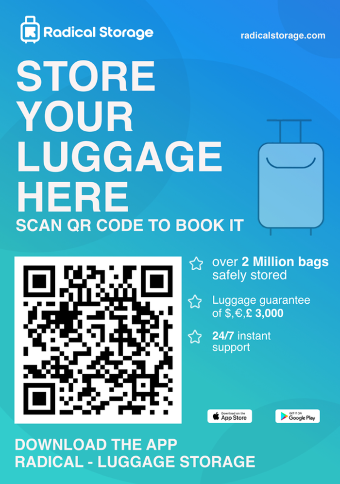 Almacenamiento de equipaje en el centro de San Antonio – Radical Storage