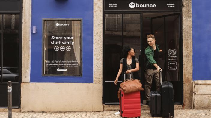 Almacenamiento de equipaje Bounce en Riverwalk 2 – Consigna segura y rápida
