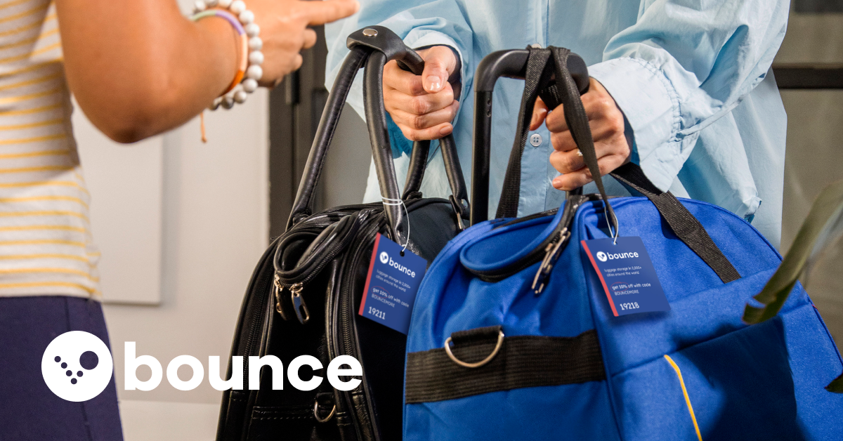 Almacenamiento de equipaje Bounce – Seguro y rápido cerca de Jersey City